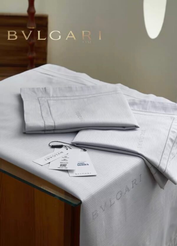 BVLGARI Luxury Egyptian Cotton Hotel Bedding Set (4 Pieces)