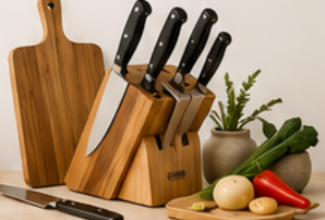 Couteaux et planches à découper