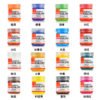 11034261660_1416232959 Yalida Acrylic Paint Starter Set with Brush & Palette (50ml)