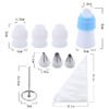66-Piece Cake Decorating Tool Set - Piping Nozzles, Bags and Turntable
