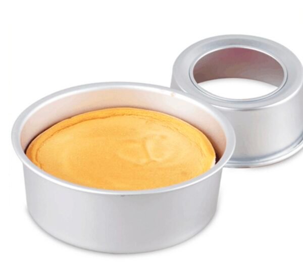 Anodized Aluminum Round Cake Pan with Removable Bottom