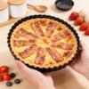 Premium Non-Stick Fluted Tart Pan with Loose Base