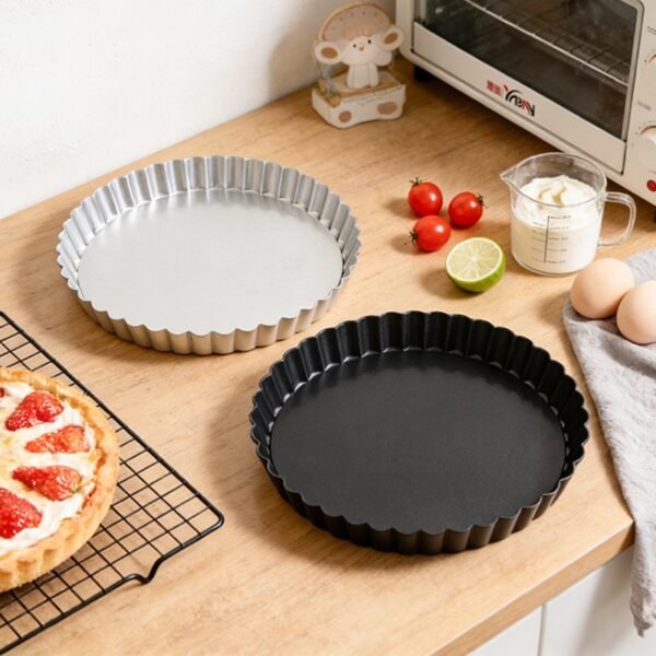 Premium Non-Stick Fluted Tart Pan with Loose Base