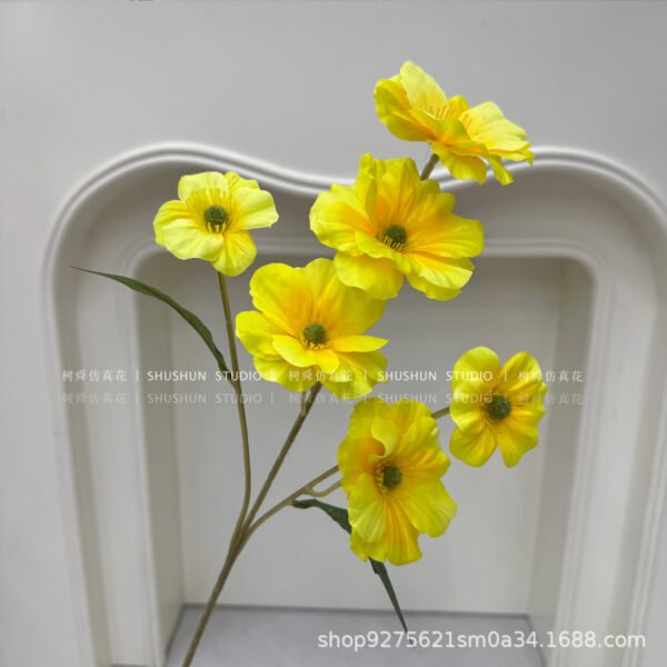 6-Head Butterfly Peony Artificial Flower Stem
