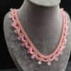 Chinoiserie Multi-Layered Lace Beaded Necklace