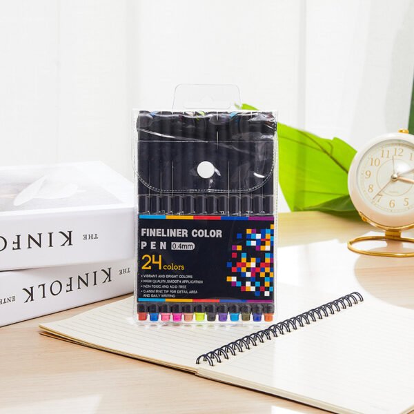Fineliner Watercolor Pen Set (0.4mm Needle Point)