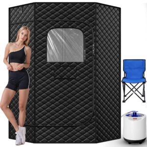 Portable Folding Sauna Box — Single-Person Steam Sweat Room