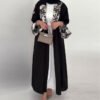 Colour-Blocked Long Trench Coat for Women - Belted Outerwear