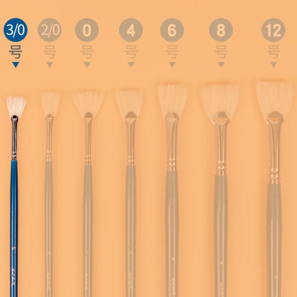 O1CN011LMS7m2JyTNHcwSqQ_2200590219490-0-cib Mont Marte Fan & Fishtail Oil Painting Brush Set