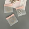 Thickened EVA Jewelry Storage Zip Bags - Dust-Proof Earring & Bracelet Pouches