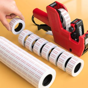 Price Tag Label Roll & Pricing Gun Accessories – Self-Adhesive Sticker Refills