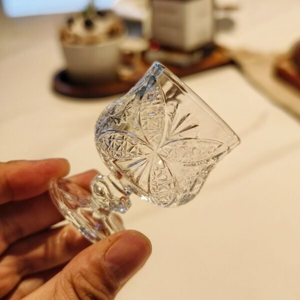 Mini Vintage Carved Wine Glass (50ml)