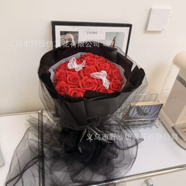Korean-Style Finished Soap Rose Bouquet