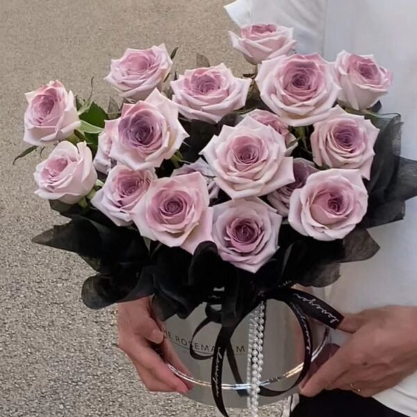 Soap Rose Bouquet with Balloons Gift Set