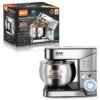 6.8 L Stand Mixer - Stainless Steel Dough Mixer for Home and Bakery