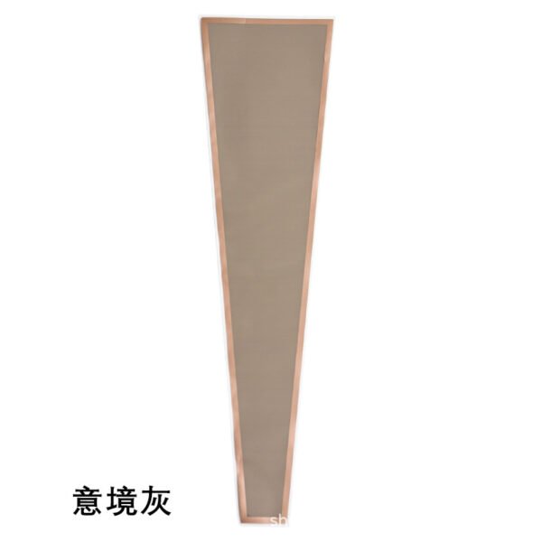 Gold Edge Transparent Flower Wrapping Bags (50-Pack)