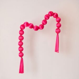 Fabric Pom-Pom Ball Garland String - Wedding & Party Room Decoration