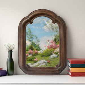 American Vintage Resin Frame and Mirror Set — Hallway Gallery Wall Collection