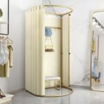 Portable Folding Fitting Room - Mobile Retail Store Changing Room Frame