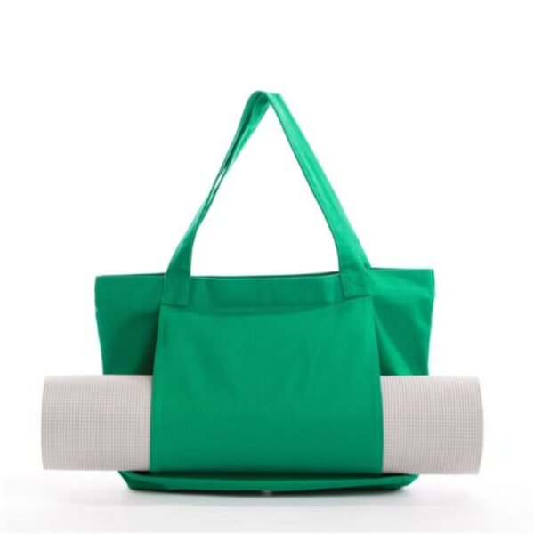 Canvas Yoga & Pilates Mat Carry Bag - Outdoor Exercise Tote