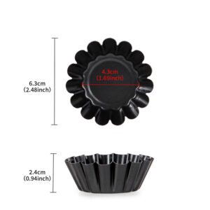 Non-Stick Egg Tart Mold - Chrysanthemum Cup Portuguese Tart & Pudding Baking Tool