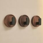 Solid Wood Adhesive Wall Hook - No-Drill Coat & Towel Hook