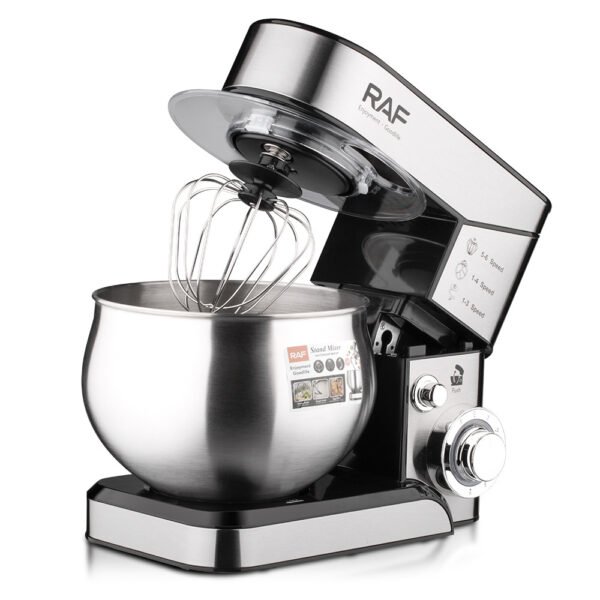 6.8 L Stand Mixer - Stainless Steel Dough Mixer for Home and Bakery