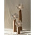 Wabi-Sabi Floor Lamp — Japanese Nordic Textured Standing Light