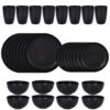 Wheat Straw Dinnerware Set - Unbreakable Plates, Bowls and Cups