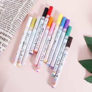 0.5mm Nail Art Liner Pen - Water-Based Acrylic Dotting and Detail Marker