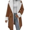 Wool-Blend Workwear Coat - Elegant Casual Outerwear, S to 5XL
