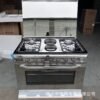 Commercial Range Cooker - 4 Gas Burners + 2 Electric Plates with Oven