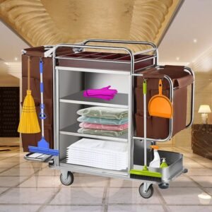 Hotel Housekeeping Trolley – Linen and Laundry Service Cart