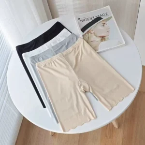 Plus Size Safety Pants Anti-Exposure Five-Point Leggings