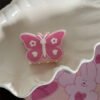 O1CN017X4tcy2A6aTu0IUsK_3192968154-0-cib Cute Floral Bow Hair Claw Clip - Small Shark Clip for Half-Up Hairstyles