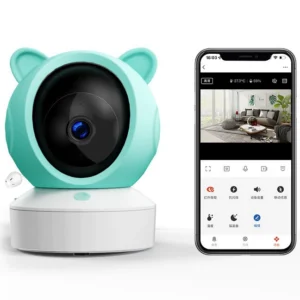 WiFi Baby Monitor Camera with 2K HD Video & Two-Way Audio