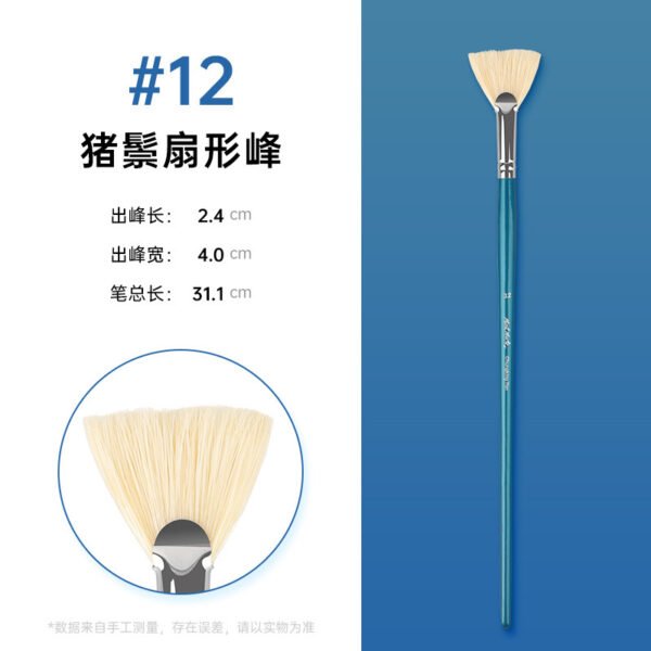 O1CN017xgxX82JyTipxnPFv_2200590219490-0-cib Mont Marte Fan & Fishtail Oil Painting Brush Set