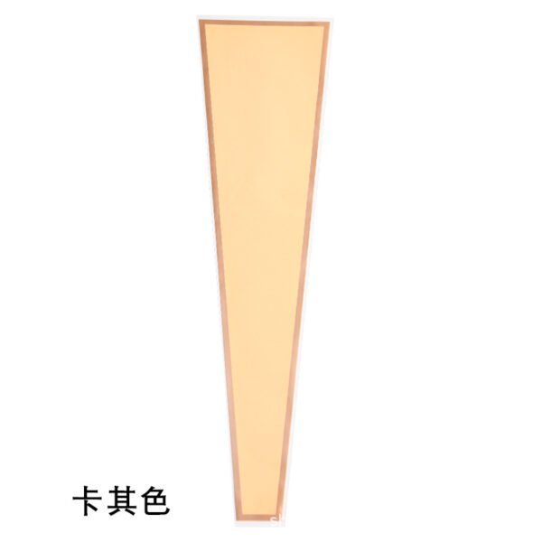 Gold Edge Transparent Flower Wrapping Bags (50-Pack)