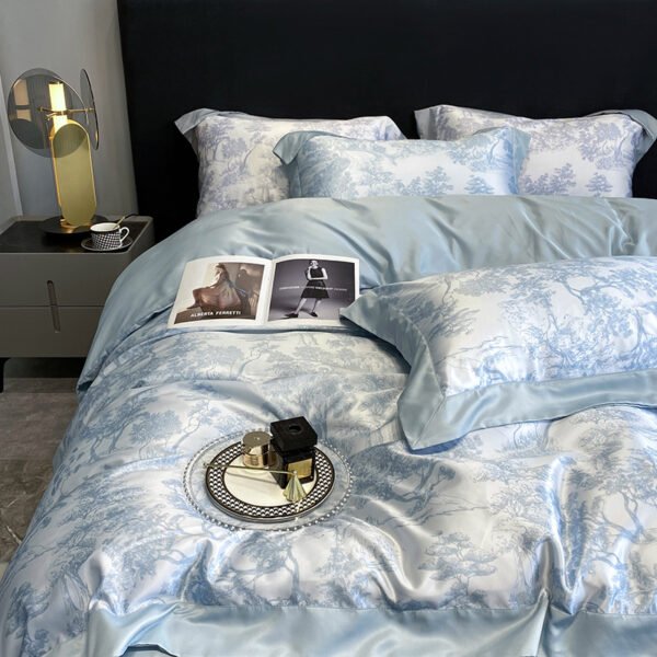 O1CN01832knT20maRQj3EmW_2211305706892-0-cib Ice Silk Tencel Bedding Set - Washed Silky Sheets, 3 or 4 Piece