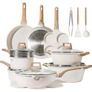 Granite Non-Stick Cookware Set — Full Kitchen Pan & Pot Range