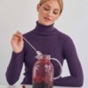 Turtleneck Knit Base Layer - Slim Pullover Jumper, 24 Colours