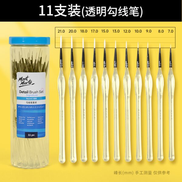 Mont Marte Liner & Detail Brush Collection