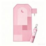 Foldable Waterproof Travel Mat with Keychain Pouch - Portable Prayer and Picnic Mat