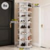 360-Degree Rotating Multi-Layer Shoe Rack