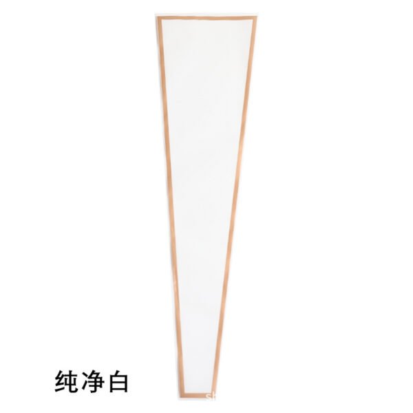 Gold Edge Transparent Flower Wrapping Bags (50-Pack)