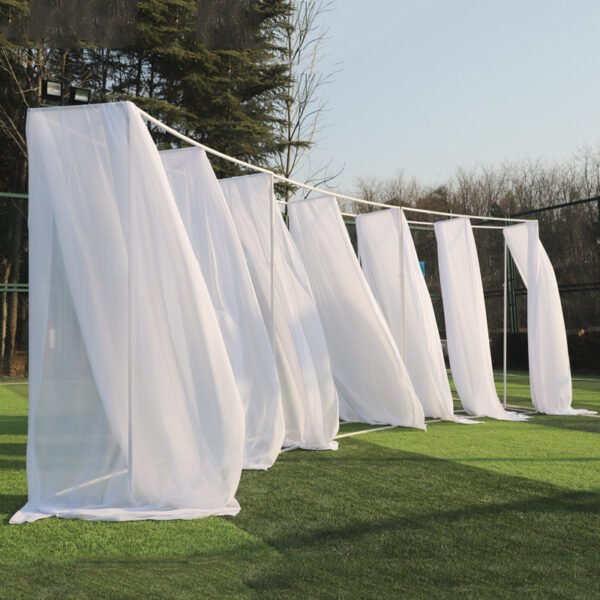 Wrought Iron Wedding Welcome Arch — Adjustable Outdoor Ceremony Frame