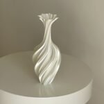 Twisted Art Vase - Abstract Scandinavian Decorative Vase