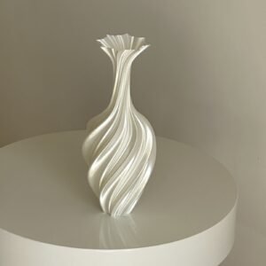 Twisted Art Vase - Abstract Scandinavian Decorative Vase