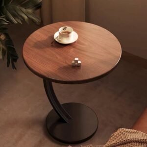 Mini Round Side Table - Italian Style Sofa & Bedside Table