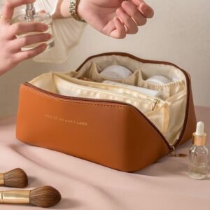 Sac cosmétique de grande capacité - Trousse de toilette de voyage portable